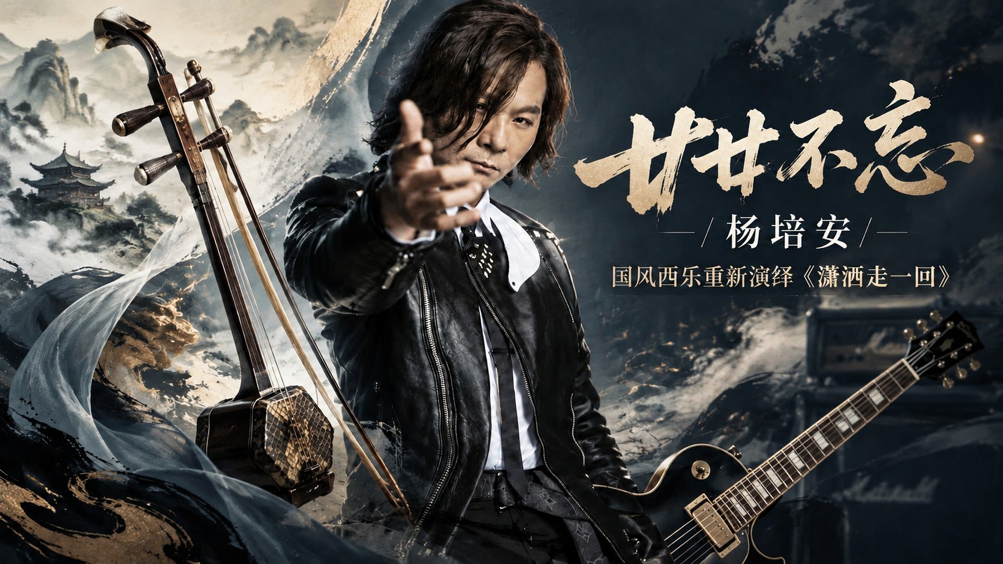 杨培安版《潇洒走一回》编曲解析:二胡与电吉他的混搭封面